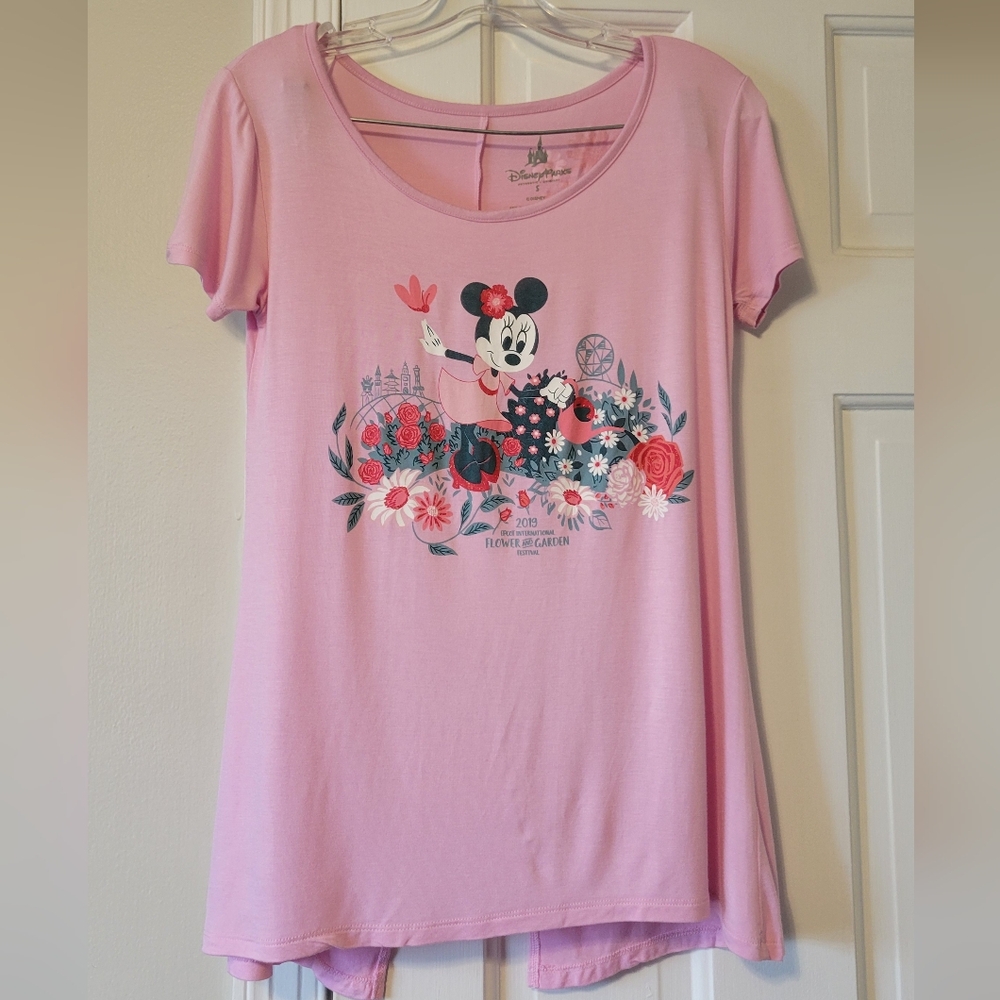Disney Parks EPCOT Flower and Garden Festival 2019 T-shirt with Minnie Mouse